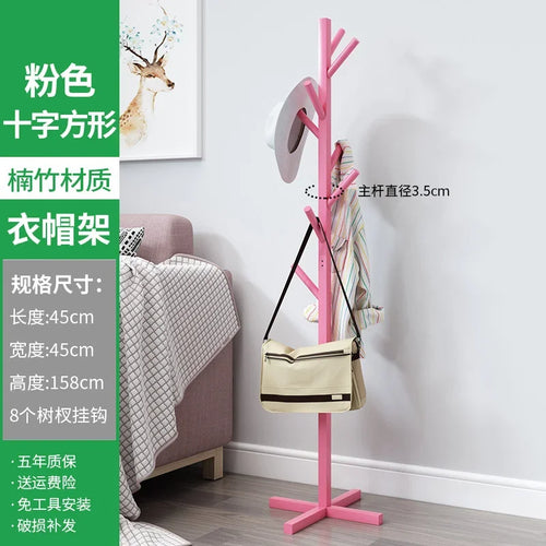 porte-manteau en bois massif design moderne et pratique - vue 9 sur 20