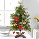 sapin de noël artificiel en plastique pour décorations festives
