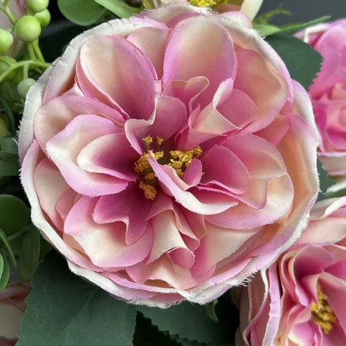 bouquet de pivoines artificielles pour mariage et décoration élégante
