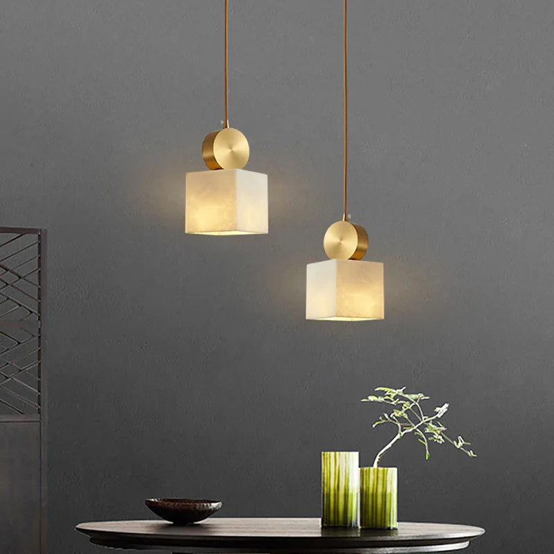 suspension imitation marbre idéale pour hôtels de luxe - vue 4 sur 7