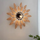 appliques murales en rotin wabi sabi pour intérieur et salon de thé