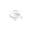 Bol double paroi céramique texture roche style minéral