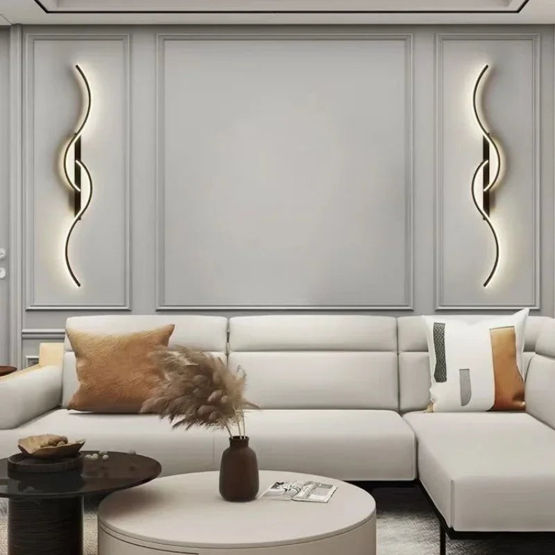 Modern minimalist luxury decorative LED wall light - vue 5 sur 13