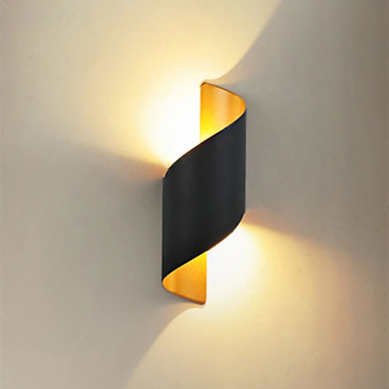 applique murale led extérieur design moderne pour éclairage étanche - vue 4 sur 8