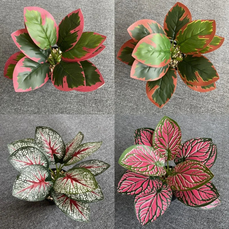 feuilles de phénix artificielles décoration verte en plastique - vue 5 sur 40