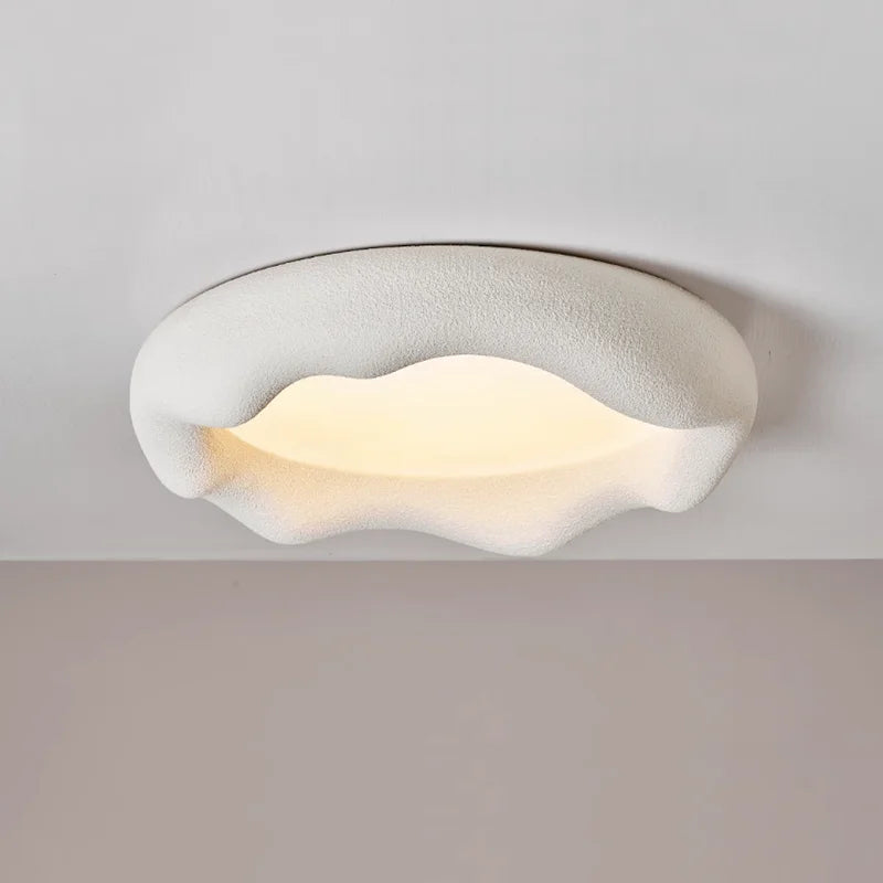 Creative minimalist Japanese wabi sabi ceiling light - vue 3 sur 12
