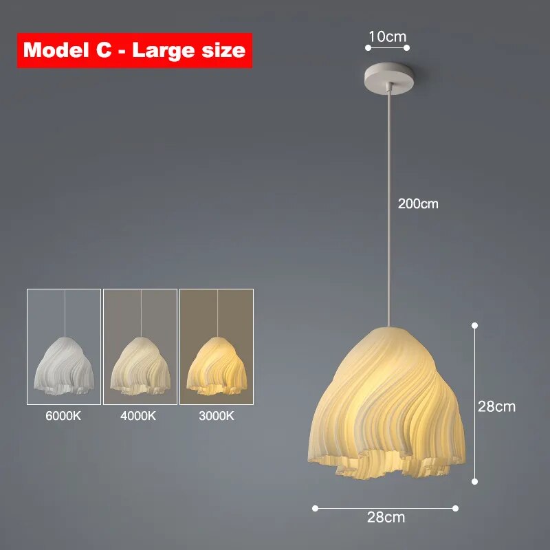 lustre créatif moderne suspendu restaurant cuisine chambre enfants déco éclairage - vue 13 sur 15