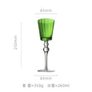 Verre a champagne style noel pied colore elegant