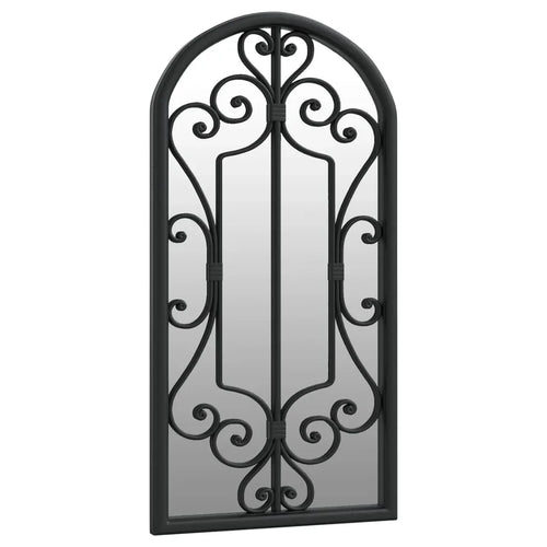 70x30 cm black mirror iron for indoor use, home decoration wall decal living room decoration - vue 4 sur 7