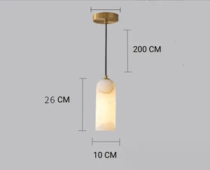 Modern marble chandelier for bar and restaurant