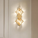 applique murale en cristal lumière de luxe