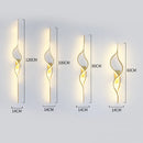 Modern Living Room Long Wall Lights with Anlter Design Gold Black TV Background Decorative Wall Lamp for Bedroom Remote Control