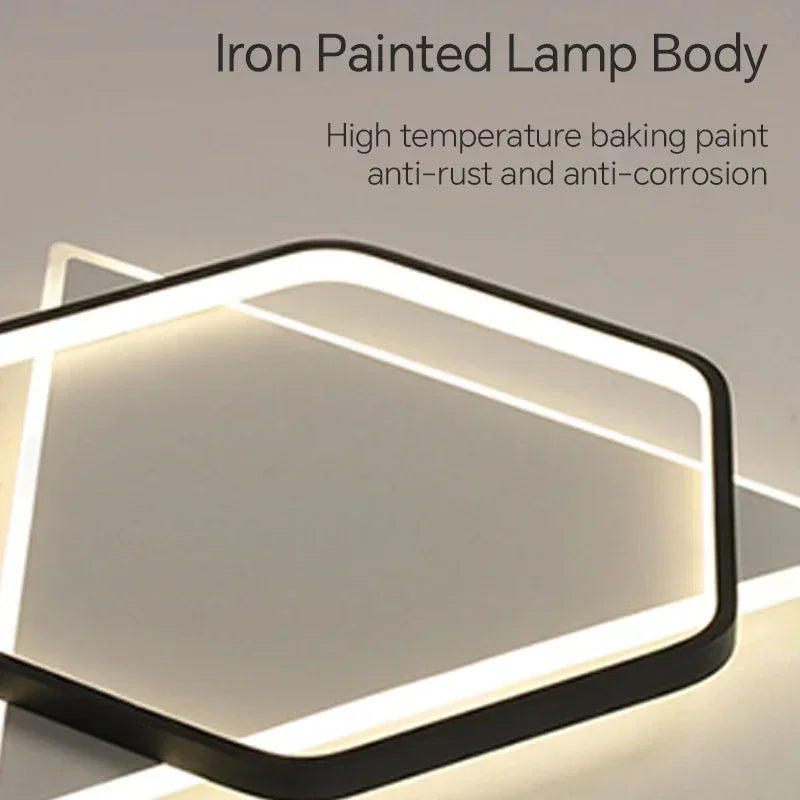 lustre moderne à leds pour intérieur de maison - vue 6 sur 12