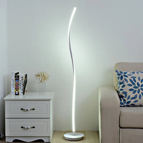 lampadaires led silice gel salon étude - vue 4 sur 8