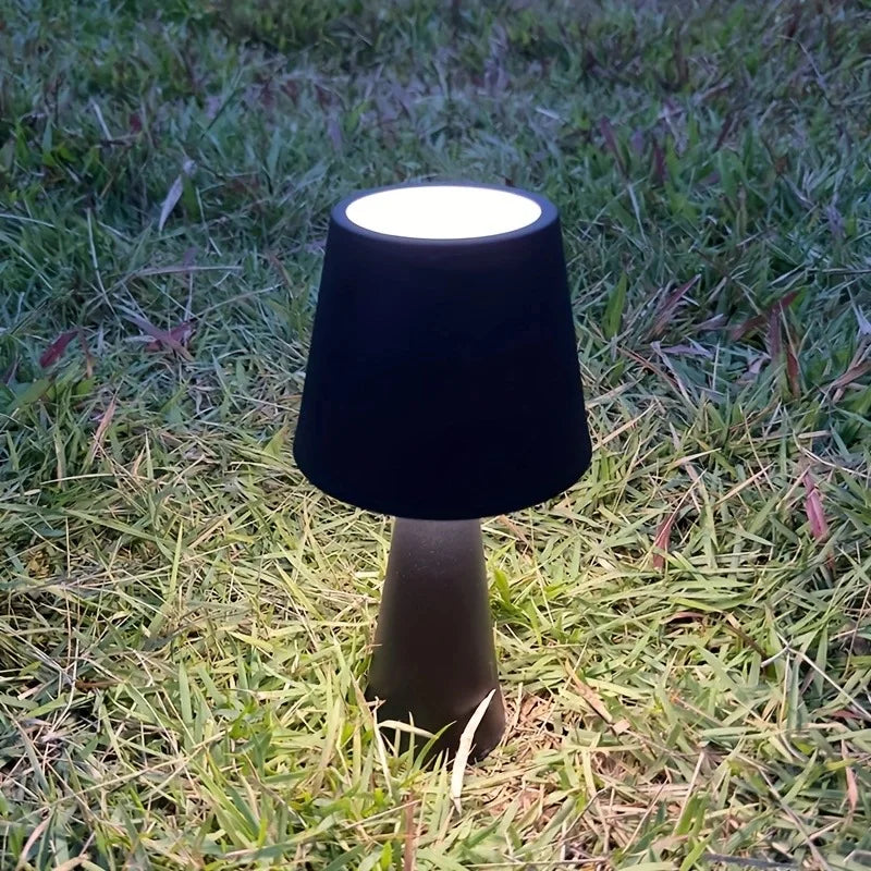 lampe de table rétro rechargeable minimaliste moderne et étanche - vue 5 sur 7