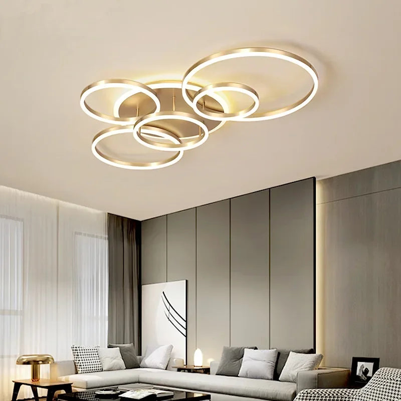 lustre led nordique réglable design maison éclairage luminaire - vue 5 sur 18