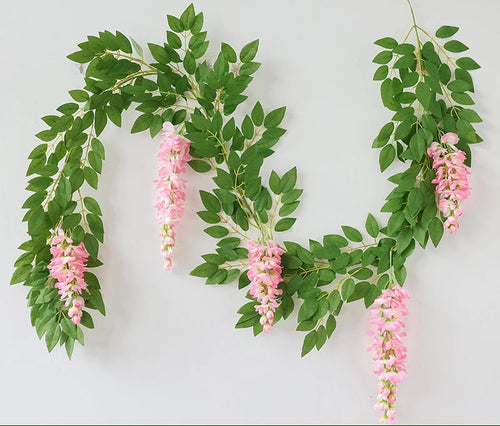 guirlande de fleurs artificielles pour décoration de mariage