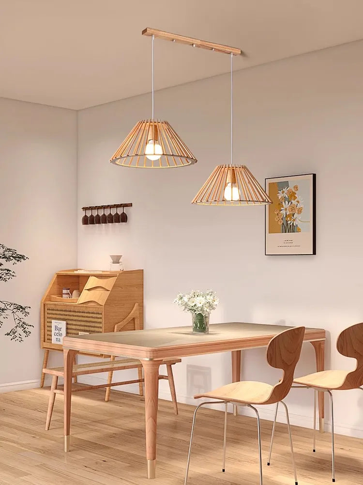 suspension en bois pour décoration intérieure nordique moderne - vue 3 sur 10