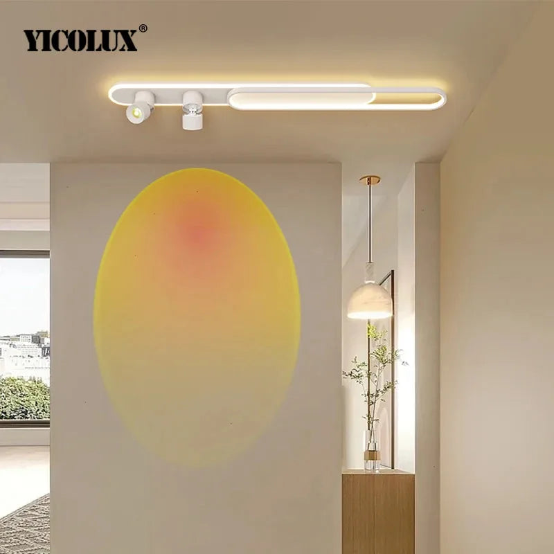 plafonnier led moderne luminaire décoratif d'intérieur pour loft - vue 6 sur 14