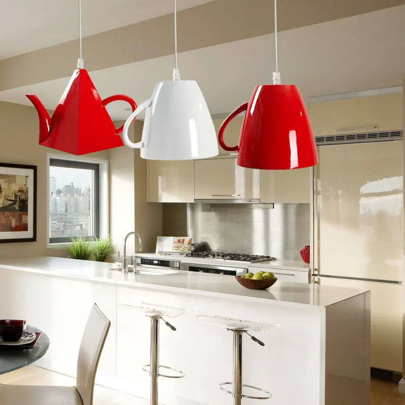 Suspension Tasse et théière Art design - vue 4 sur 12