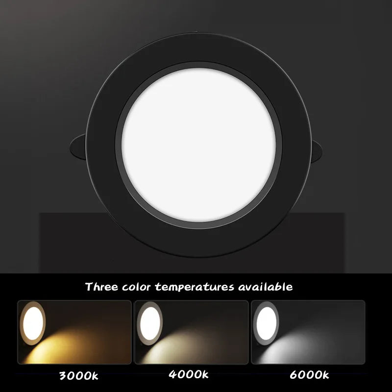 plafonnier led encastré ultra mince en aluminium pour intérieur - vue 5 sur 8