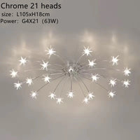 Modern minimalist nordic chandelier creative LED lighting