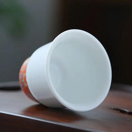 Service thé kung fu porcelaine jade 6 tasses