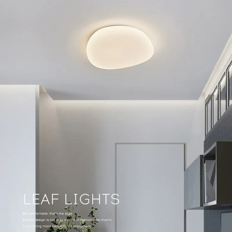 plafonniers led modernes nordiques en forme de galets pour intérieur - vue 8 sur 7