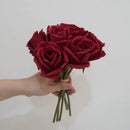 Realistic artificial rose bouquets for versatile decorations
