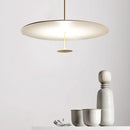 suspension luminaire minimaliste anneau lumières design