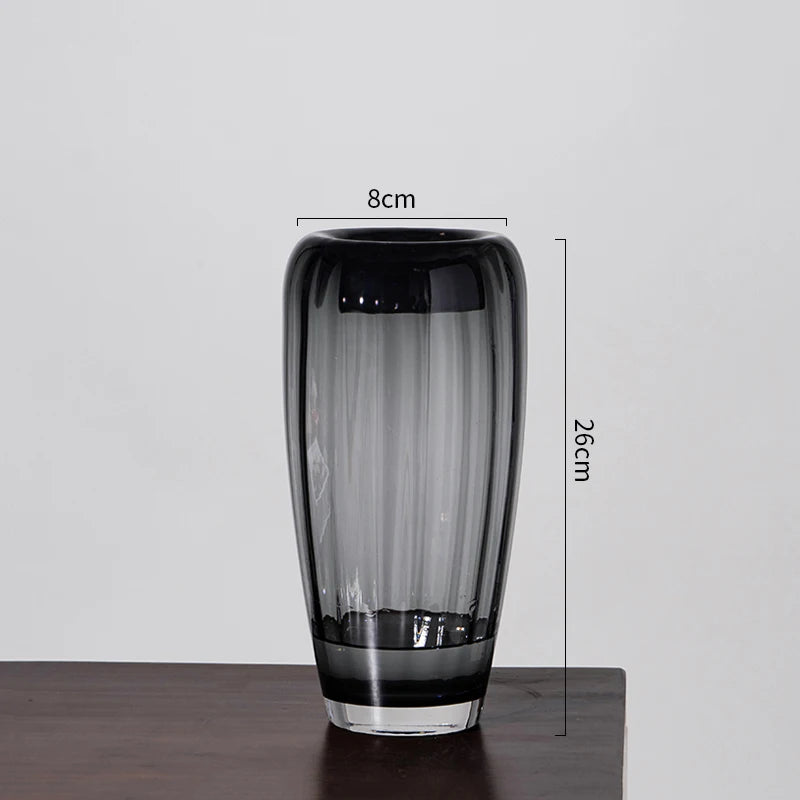 vase en verre pour arrangement floral et décoration élégante - vue 10 sur 10