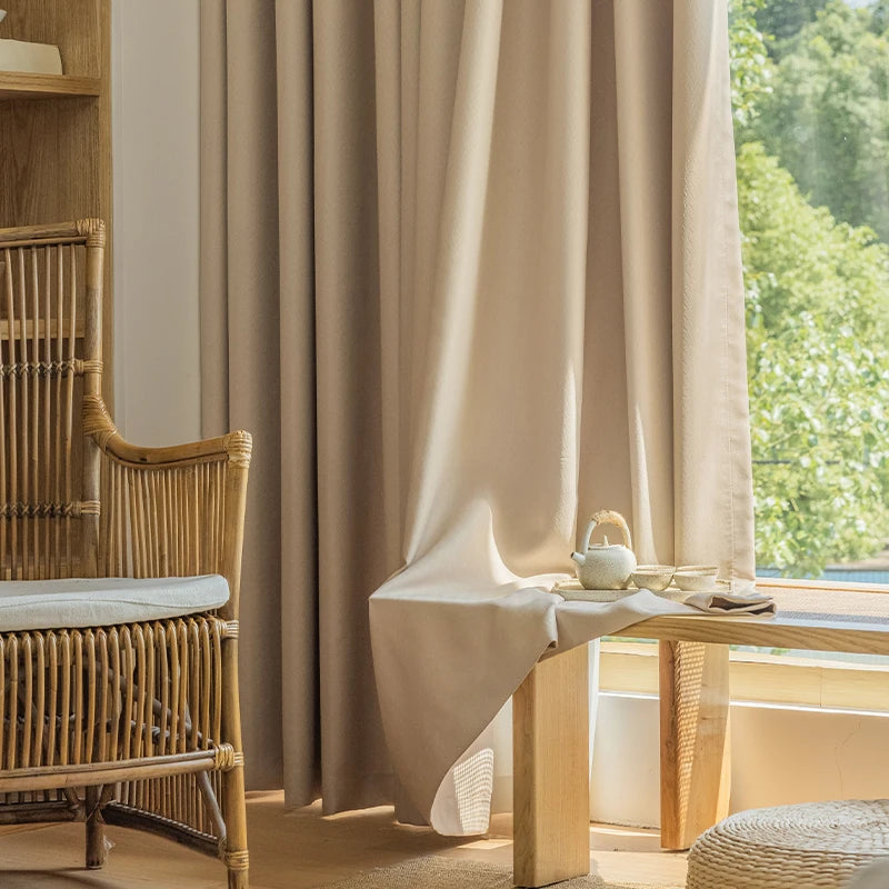 Rideau occultant moderne thermique pour salon et chambre - vue 5 sur 8