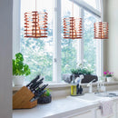 plafonnier moderne à leds style industriel vintage rétro loft