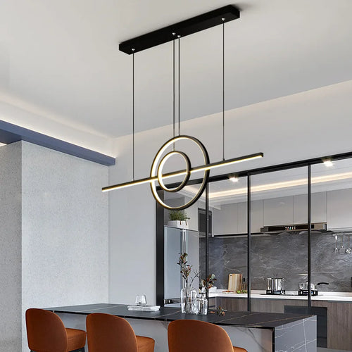 lustre led nordique simple moderne pour décoration intérieure