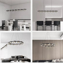 lustre sandyha moderne minimaliste abat-jour verre led suspendu
