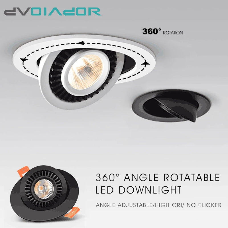 Spot lumineux LED encastrable au plafond