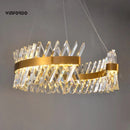 lustre de luxe en cristal winfordo wf-xd009 éclairage d'intérieur