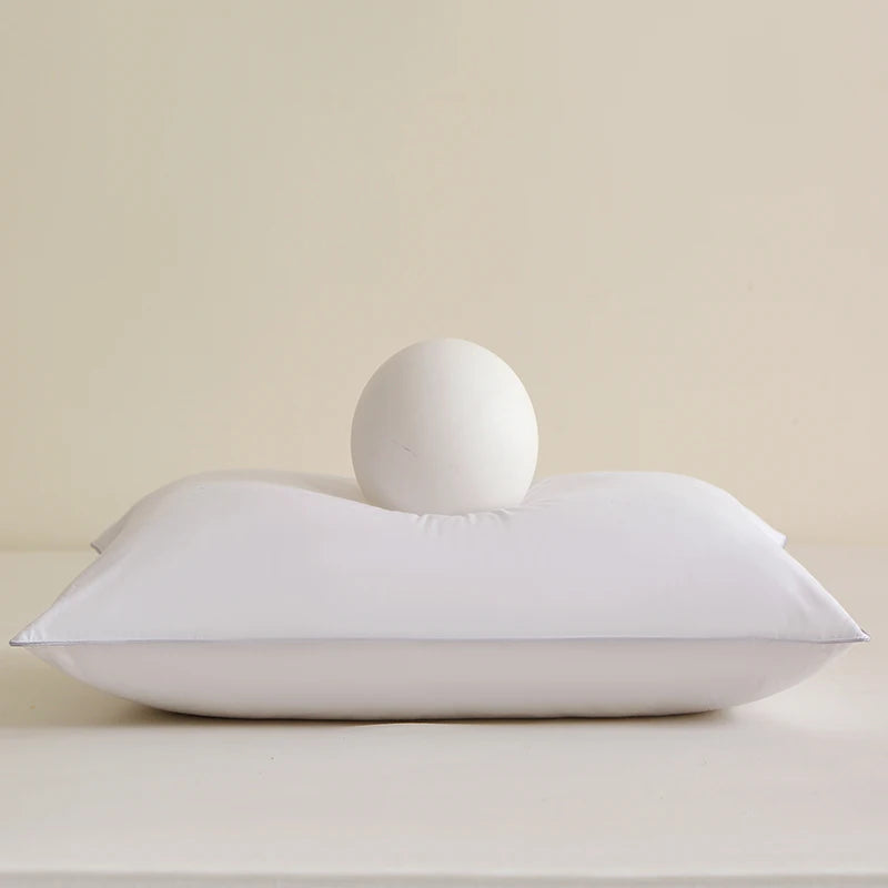 1 piece pillow,8 sizes, 100% cotton, white goose feather bed soft pillow