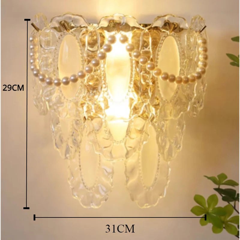 applique murale en verre à led pour décoration moderne intérieure - vue 15 sur 15