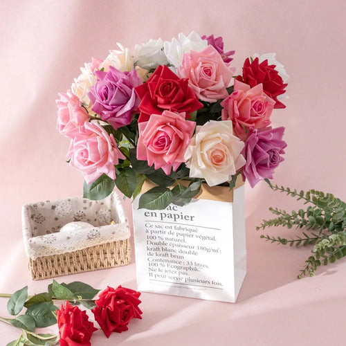 Realistic artificial roses for party decoration - vue 7 sur 12