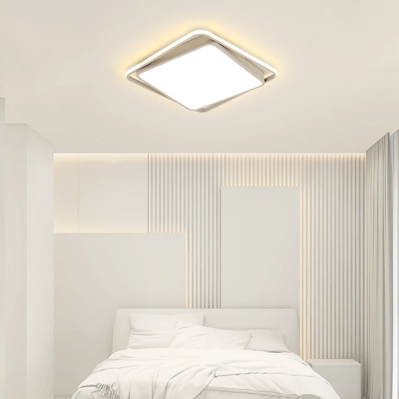 plafonnier led encastré minimaliste moderne pour loft - vue 6 sur 12