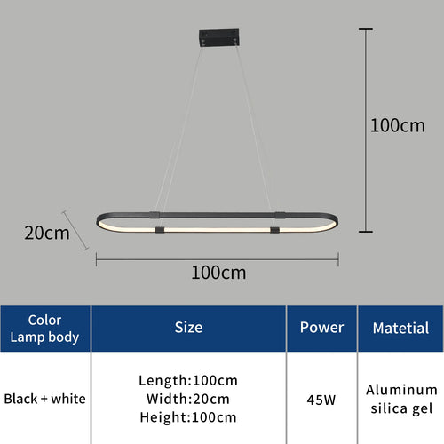 Suspension LED modernes pour salle à manger - vue 4 sur 7