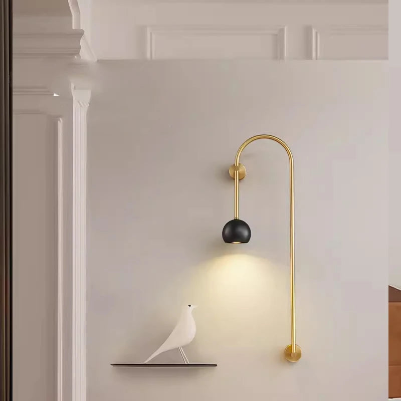 applique murale en cuivre style italien pour intérieur élégant - vue 3 sur 8