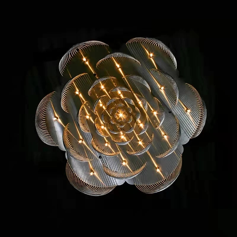 lustre moderne artistique pour décoration intérieure luxueuse - vue 6 sur 12