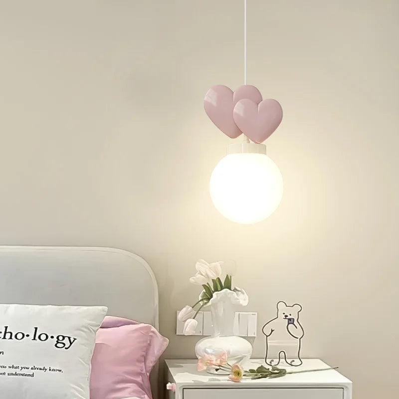 Suspension princesse coeur