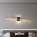 Modern minimalist designer strip wall light loft decor