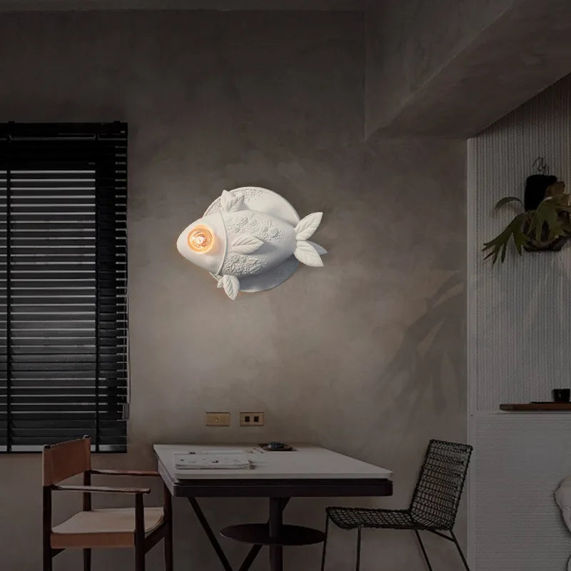 applique murale en forme de poisson pour éclairage intérieur - vue 4 sur 7