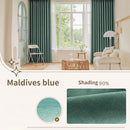 Rideau occultant uni style moderne pour salon chambre