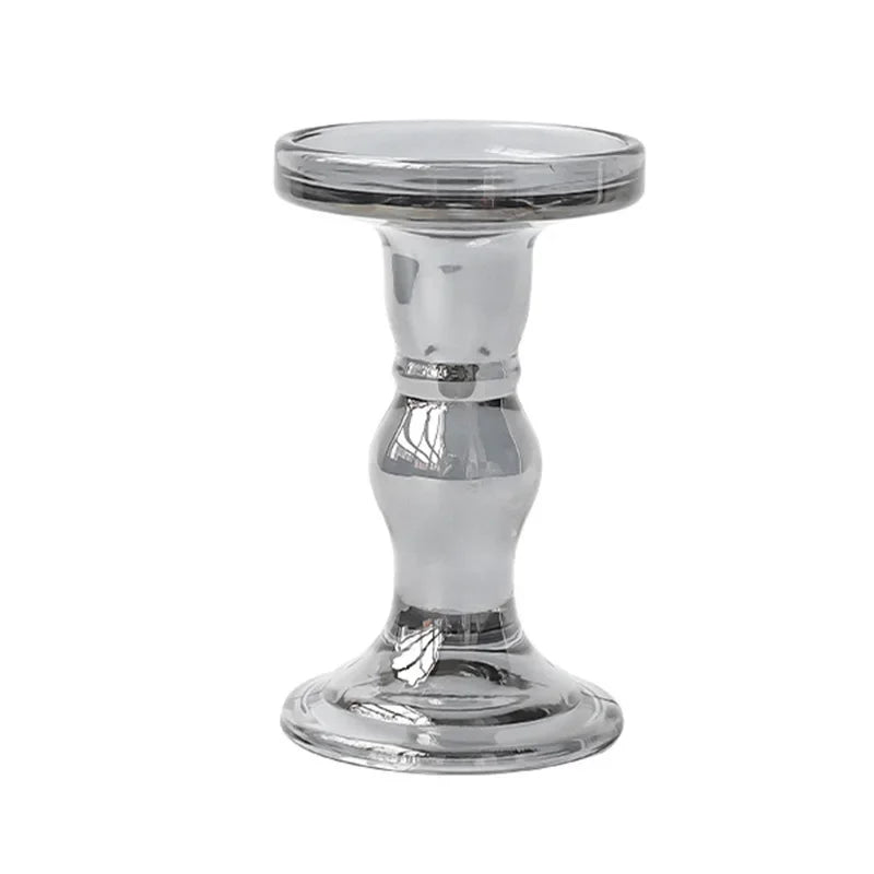 bougeoir en verre pour bougie chauffe-plat décoratif outdoor - vue 18 sur 24