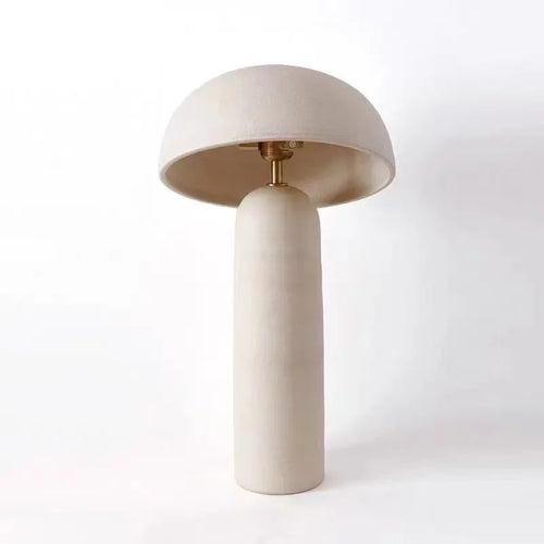 lampe rétro en céramique design créatif style champignon décoratif
